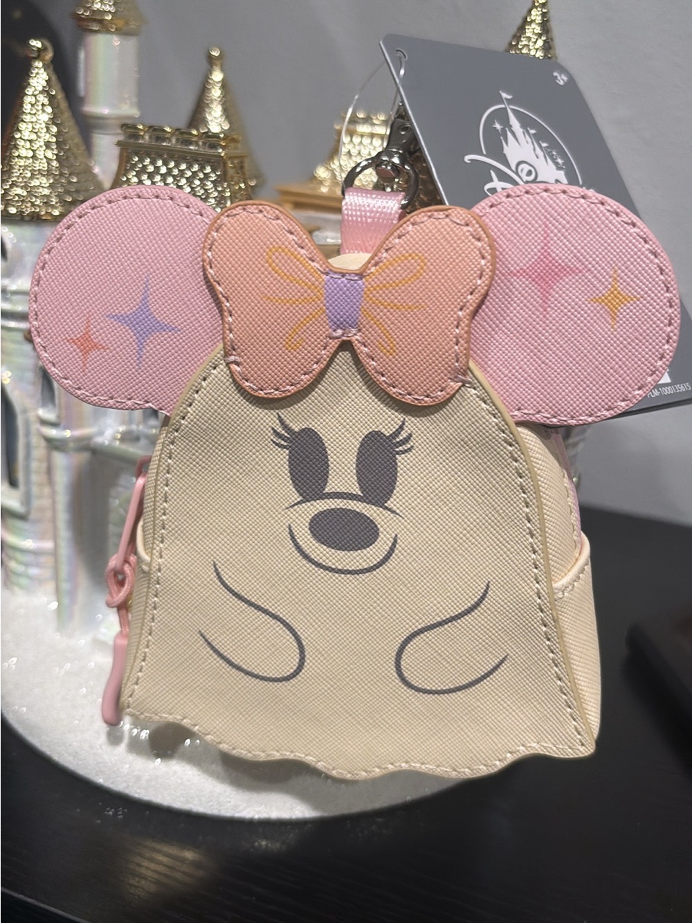 Disney Pink & Cream Minnie Mouse Ghost Crossbody Bag - 2026 Collection - NWT!!